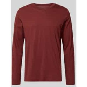 Schiesser Shirt met lange mouwen en geribde V-hals