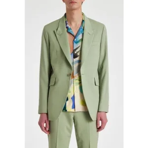 Paul Smith Mens 1 Button Jacket Green