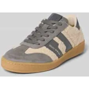 Marc O’Polo Lage sneakers met runderleer