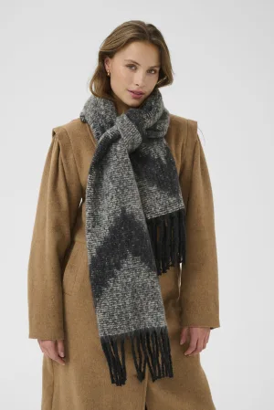 Sjaal KAvinja Sjaal black white