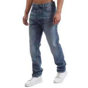 Men’s Hugo Jonah Slim-Fit Jeans in Navy
