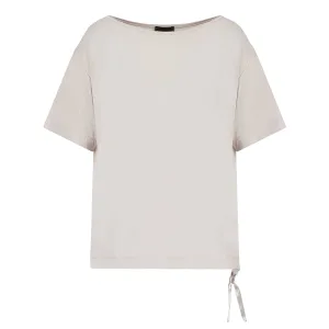 Emporio Armani Dames/Dames Stretch T-shirt (Grijs)