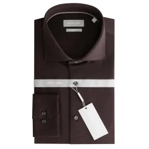 Slim fit piqué shirt Michael Kors Solid