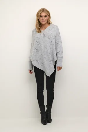 Poncho Loose fit melange