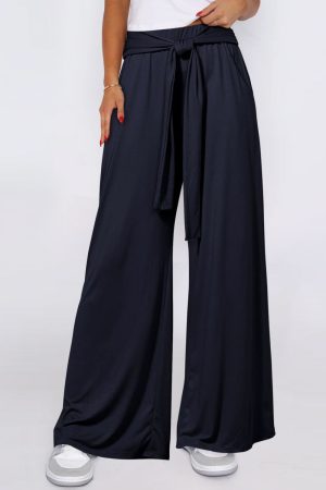 Brede Pantalon met Strikceintuur