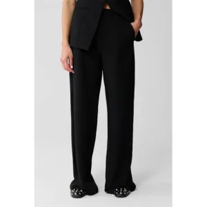 Shoeby wide leg high waist broek zwart