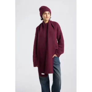 America Today sjaal Ollie donkerrood