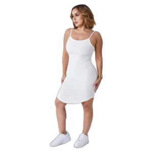 Strakke jurk met spaghettibandjes voor dames Project X Paris