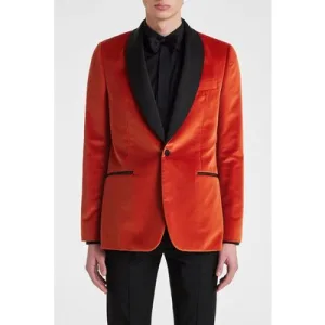 Paul Smith Mens 2btn Jacket Dark Rust