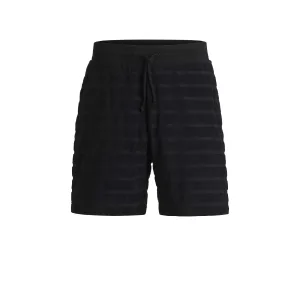 Men’s Hugo Dutowel Striped Relaxed Fit Shorts in Black