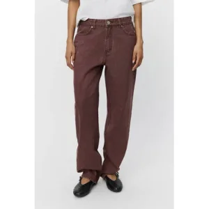 Sofie Schnoor baggy jeans donkerrood