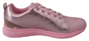 Plein Sport Vrouwen Roze Blush Polyester Runner Gisella Sneakers Schoenen