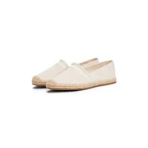 Tommy Hilfiger Espadrilles FRINGE CANVAS CLOSED ESPADRILLE , halfhoge schoen, instapschoen, zomerschoen met gerafelde rand