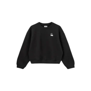 Zwarte kersenprint sweatshirt voor dames Sofie Schnoor Elisw