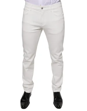 Slimfit Witte Jeans