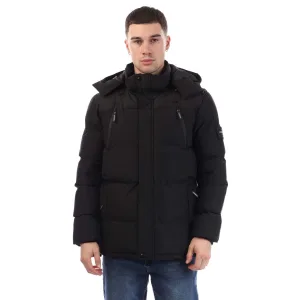 Men’s Crosshatch Menray Jacket in Black