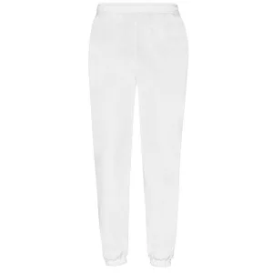 Fruit of the Loom Heren klassieke joggingbroek met elastische zoom (Wit)