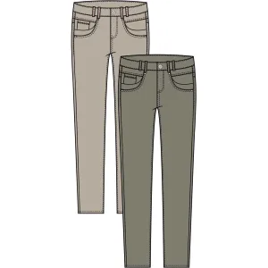 Dames skinny jeans met hoge taille Pulz Jeans Rosita