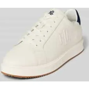 Lauren Ralph Lauren Sneakers van een mix van leer en textiel, model ‘AINSLEY’