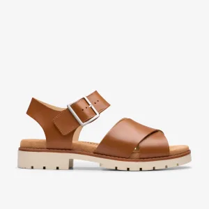 Orinoco Cross Tan Leather Sandalen