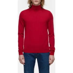 Closed Turtle-neck Jumper Knits Chili Pepper Red