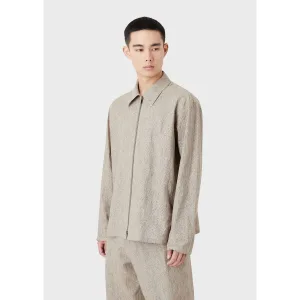 Men’s Emporio Armani Overshirt in Beige