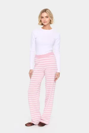 Casual broek Regular fit Pink Nectar/Ice Mel Stripe pink