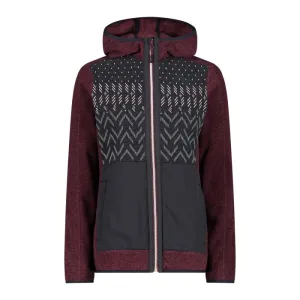 Dames fleece met capuchon CMP