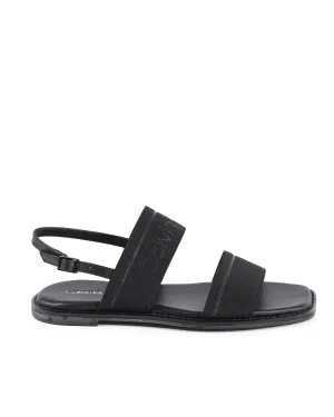 Platte Sandalen Met Twee Bandjes