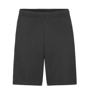 Fruit of the Loom Heren Lichtgewicht Shorts (Zwart)