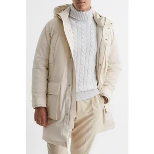 Reiss Walker Parka White