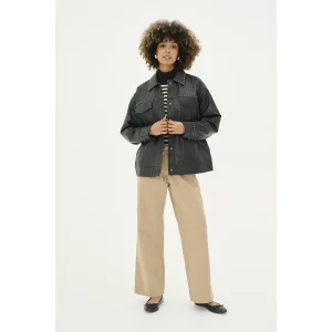 Leren jas voor vrouwen CULTURE Claudette Canja