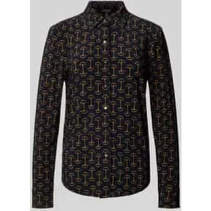 Lauren Ralph Lauren Regular fit overhemdblouse in all-over look, model ‘DAQUANE’