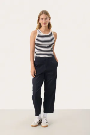 Casual broek Contemporary fit Dark Navy blue