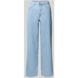 Marc O’Polo Wide leg broek van katoenmix, model ‘TOLVA LONG’