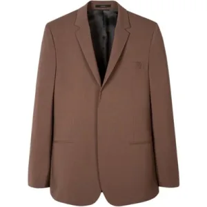 Paul Smith Gents Concealed 2 Btn Jacket Mud