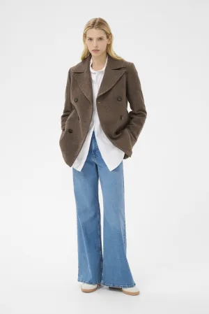 Jas LekiasPW Jas Classic fit dark brown