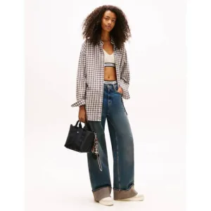Tommy Jeans mini shopper TJW Daily Elevated zwart