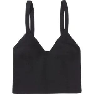Closed Knitted Bra Top Knits Black
