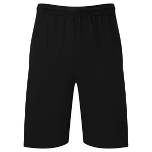 Fruit of the Loom Heren Iconic 195 Jersey Shorts (Zwart)