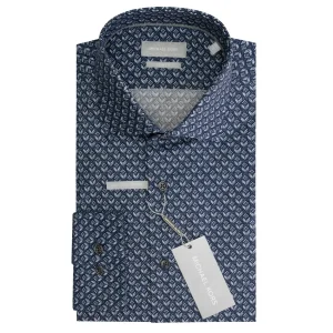 Slim fit shirt met print Michael Kors Diamond