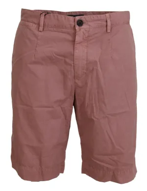 Katoenen Shorts Effen Stijl