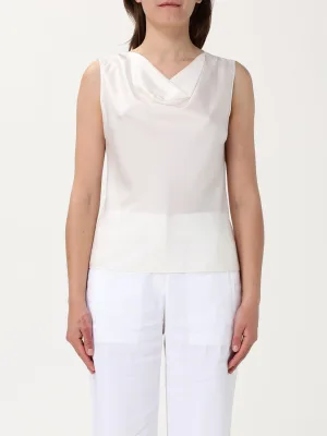 Mouwloze Colhals Zijde Top