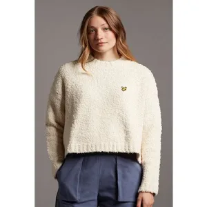Lyle & Scott Boucle Jumper Vanilla