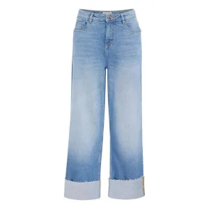 Dames Wide Leg Jeans fransa Lorelei Hanna 1