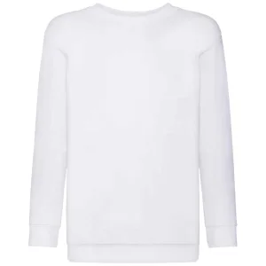 Fruit of the Loom Kids / Kinderen Klassieke Drop Schouder Sweatshirt (Wit)