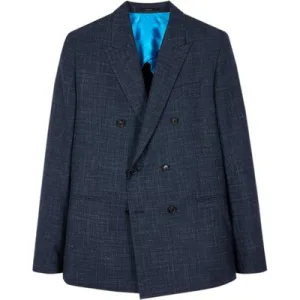 Paul Smith Gents Slim Fit 6 Btn Db Jacket Navy