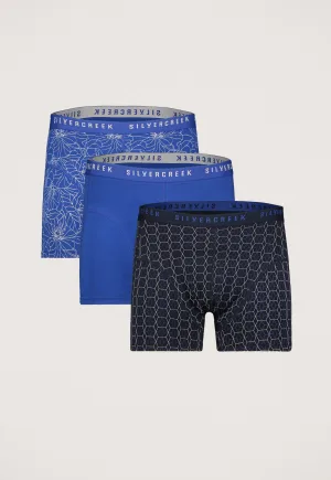 Silvercreek 3-pack Geo Boxershorts