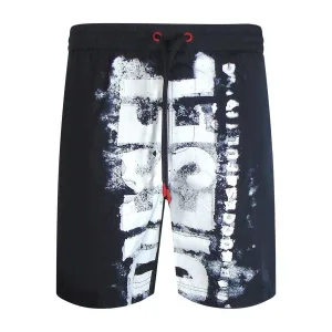 Diesel Heren BMBX-Powel Strand Boardshorts (Zwart)