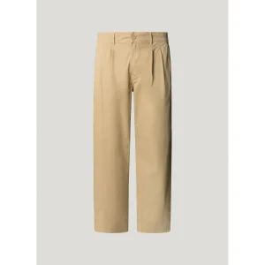 Pantalon wijde plooien in popeline Pepe Jeans